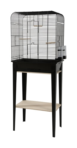 Zolux Vogelkooi Chic Loft Met Meubel Zwart - 0031 Shop
