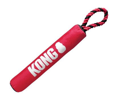 Kong Signature Stick Met Touw Rood / Zwart 30X5X5 CM - 0031 Shop