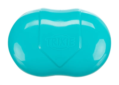 Trixie Textielborstel Zwart / Turquoise 7X10 CM - 0031 Shop