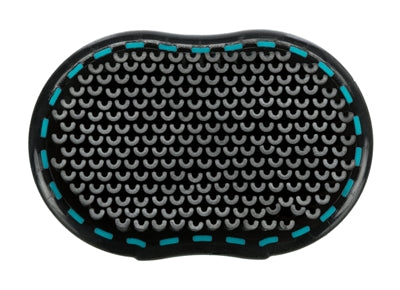 Trixie Textielborstel Zwart / Turquoise 7X10 CM - 0031 Shop