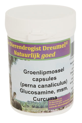 Dierendrogist Groenlipmossel Met Glucosamine / Msm / Curcuma - 0031 Shop