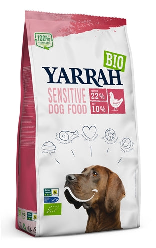 Yarrah Dog Biologische Brokken Sensitive Kip Zonder Toegevoegde Suiker 10 KG - 0031 Shop