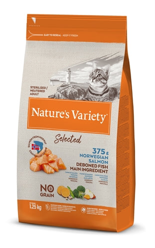 Natures Variety Selected Sterilized Norwegian Salmon 1,25 KG - 0031 Shop