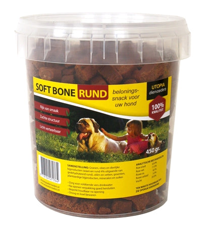 Utopia Diertotaal Soft Bones Rund 450 GR - 0031 Shop