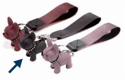 Croci Sleutelhanger Bulldog Zwart 4 CM - 0031 Shop