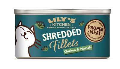 Lily's Kitchen Chicken & Mussel Shredded Fillets 24X70 GR - 0031 Shop