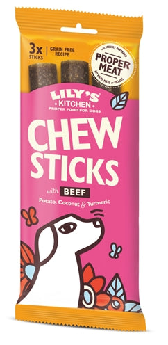 Lily's Kitchen Chew Sticks With Beef 120 GR 3 ST - 0031 Shop