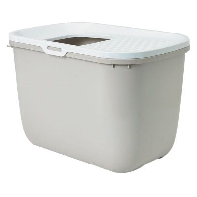 Savic Kattenbak Hop In Antraciet / Wit 58,5X39X39,5 CM - 0031 Shop