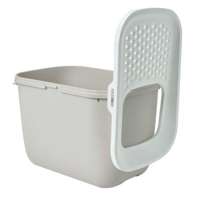 Savic Kattenbak Hop In Antraciet / Wit 58,5X39X39,5 CM - 0031 Shop