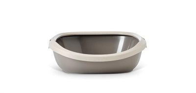 Savic Kattenbak Happy Planet Gizmo Met Rand Mocca / Warmgrijs 44X35,5X12,5 CM - 0031 Shop