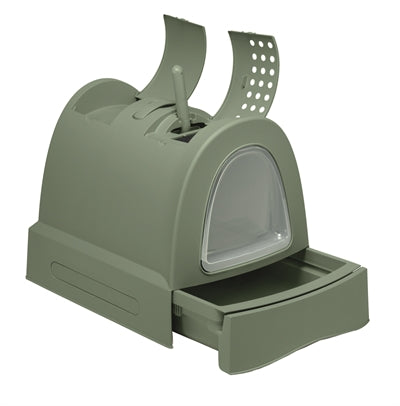 Imac Kattenbak Zuma Met Schuiflade Groen 56X40X42,5 CM - 0031 Shop