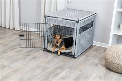 Trixie Bench Homekennel Polyrotan Lichtgrijs 58X77X60 CM - 0031 Shop