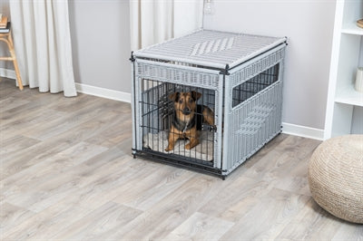 Trixie Bench Homekennel Polyrotan Lichtgrijs 58X77X60 CM - 0031 Shop