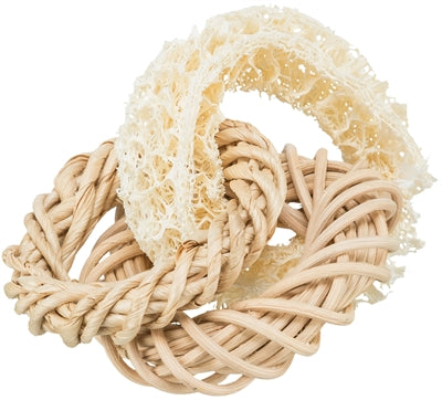 Trixie Luffaring Met Rotan-En Maïsblad Ring Naturel 13X13 CM - 0031 Shop