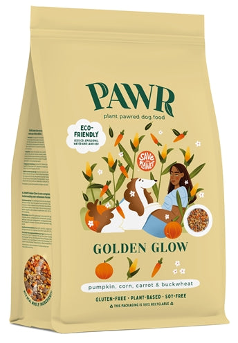 Pawr Plantaardig Golden Glow Wortel / Maïs / Pompoen / Boekweit 750 GR - 0031 Shop