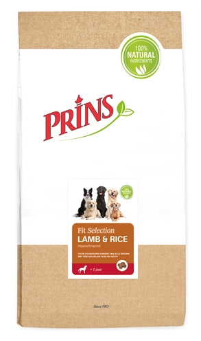 Prins Fit Selection Lamb & Rice 14 KG - 0031 Shop