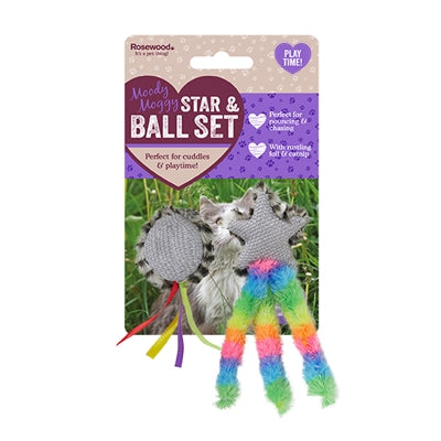 Rosewood Moody Moggy Ster En Bal Set 28X8X5 CM - 0031 Shop