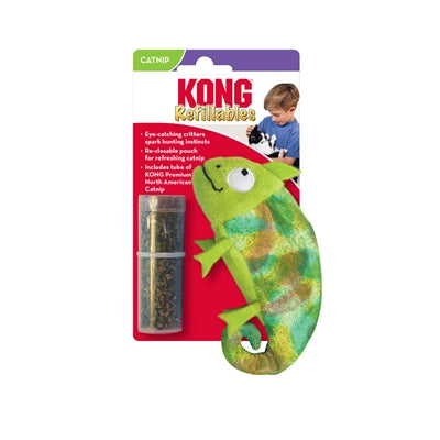 Kong Kameleon Met Catnip Hervulbaar 6,5X11,5X2,5 CM