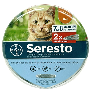 Bayer Seresto Teken- En Vlooienband Kat