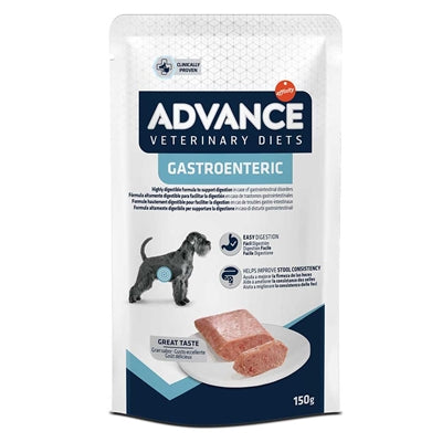 Advance Veterinary Diet Dog Gastroenteric Pouch 8X150 GR