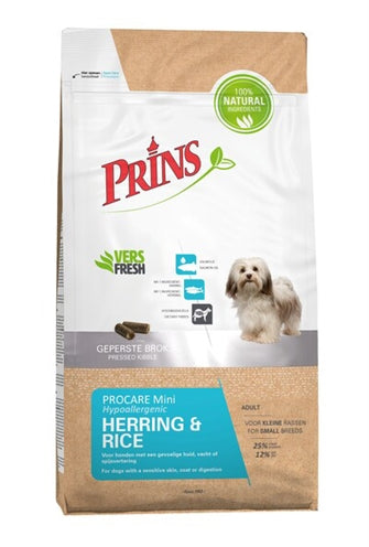 Prins Procare Adult Mini Herring / Rice Hypoallergenic 3 KG