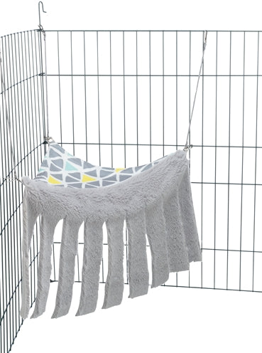 Trixie Grot En Hangmat Voor Knaagdieren En Konijnen Sunny Pluche 41X27X23 CM