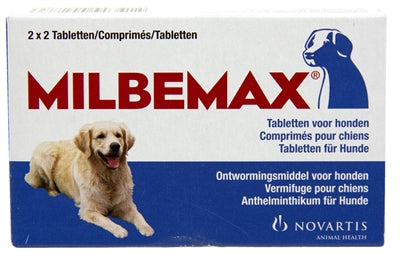 Milbemax Tablet Ontworming Hond LARGE 2X2 TABL - 0031 Shop