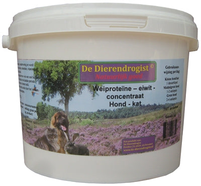 Dierendrogist Wei Proteine Eiwit Concentraat Hond/Kat 1 KG - 0031 Shop