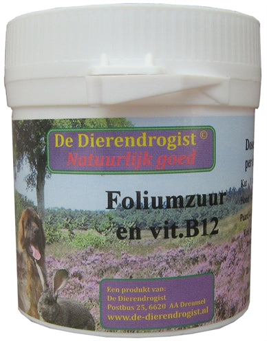 Dierendrogist Foliumzuur Vitamine B12 - 0031 Shop