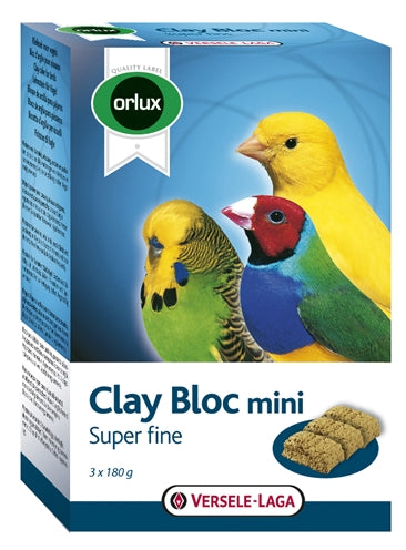 Orlux Klei Blok Mini Kanarie/Parkiet/Tropische Vogels 3X180 GR - 0031 Shop