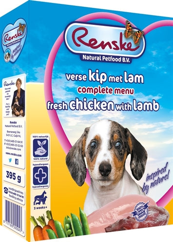 Renske Vers Vlees Puppy 395 GR (10 stuks) - 0031 Shop