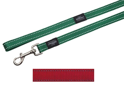 Rogz For Dogs Fanbelt Long Lijn Rood 20 MMX1,8 MTR - 0031 Shop