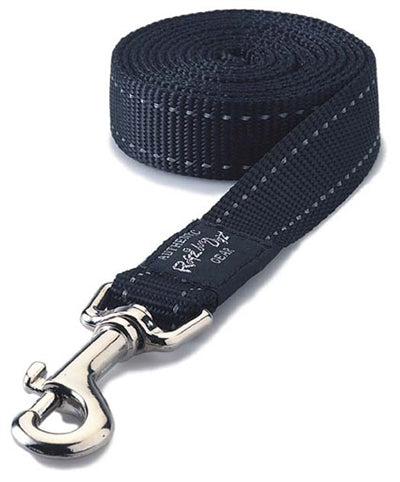 Rogz For Dogs Fanbelt Long Lijn Zwart 20 MMX1,8 MTR - 0031 Shop