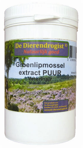 Dierendrogist Groenlipmossel Extract Veterinair - 0031 Shop