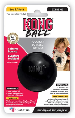 Kong Extreme Rubber Bal Zwart - 0031 Shop