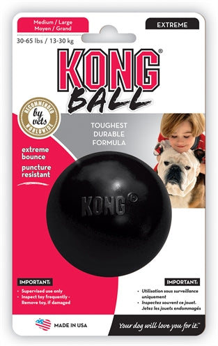 Kong Extreme Rubber Bal Zwart - 0031 Shop