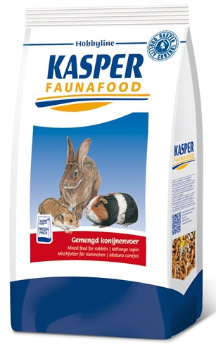 Kasper Faunafood Hobbyline Gemengd Konijnenvoer Met Rode Wortel 3,5 KG - 0031 Shop