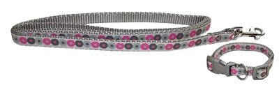 Little Rascals Puppy Halsband Met Lijn Roze 22,5-36 CM - 0031 Shop