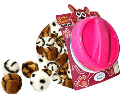 Cat 'N' Caboodle Happy Pet Fuzzeez Bal 5X5 CM (32 stuks) - 0031 Shop